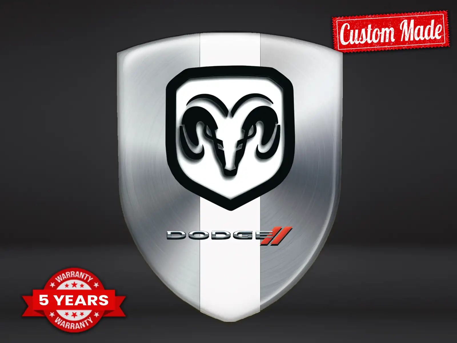 Dodge Badge Résine Premium Voitures Sport Haut de Gamme